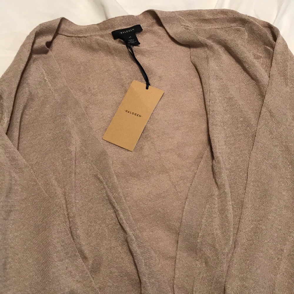 Halogen long duster cardigan xl